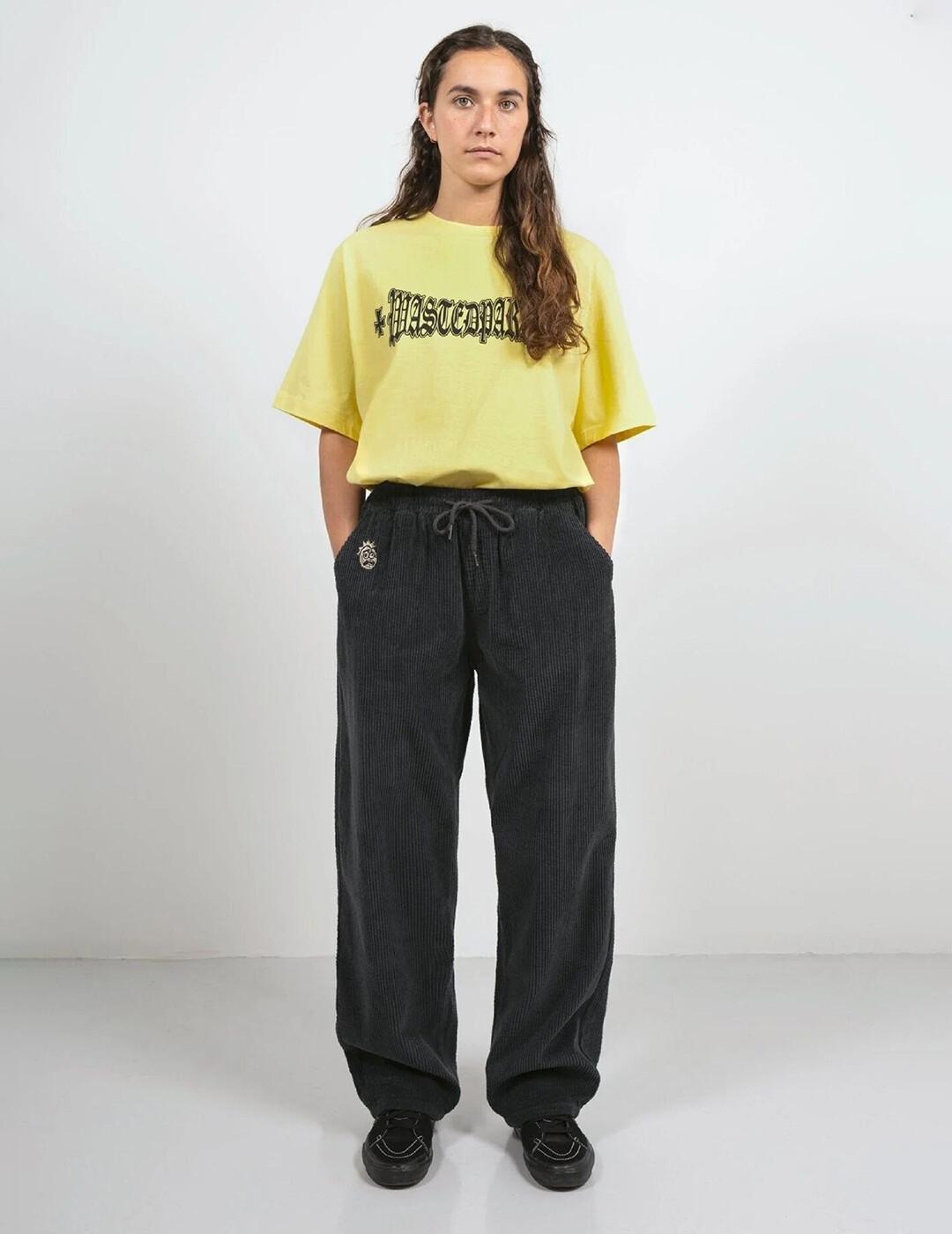 Camiseta WASTED PARIS LONDON CROSS - Cab Yellow