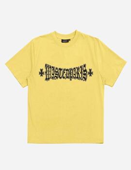 Camiseta WASTED PARIS LONDON CROSS - Cab Yellow