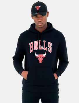 Sudadera Capucha NEW ERA TEAM LOGO CHICAGO BULLS - Negro