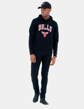 Sudadera Capucha NEW ERA TEAM LOGO CHICAGO BULLS - Negro