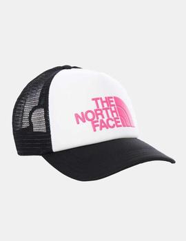 Gorra The North Face  LOGO TRUCKER - Blanco/Rosa