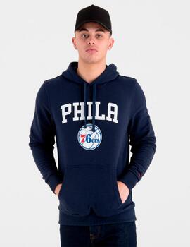 Sudadera Capucha TEAM LOGO PHILADELPHIA 76ers - Azul Marino