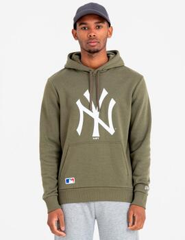 Sudadera Capucha NEW ERA TEAM LOGO NEW YORK YANKEES- Verde