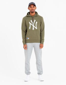 Sudadera Capucha NEW ERA TEAM LOGO NEW YORK YANKEES- Verde