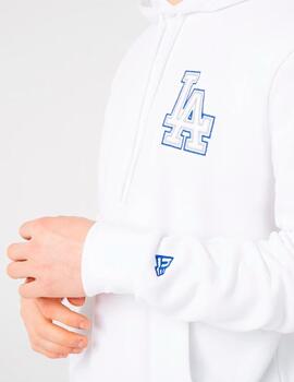 Sudadera Capucha CHAIN STITCH LOS ANGELES DODGERS- Blanco