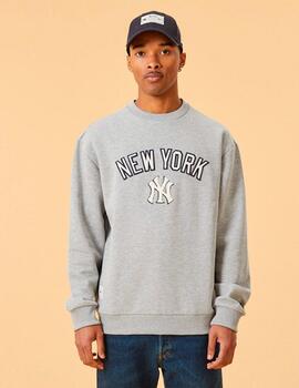 Sudadera Crew HERITAGE PATCH OVRSZ NEW YORK- Gris