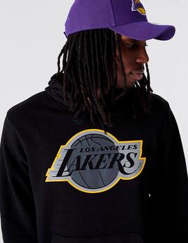 Sudader Capucha NBA OUTLINE LOGO LOS ANGELES LAKERS  - Negro