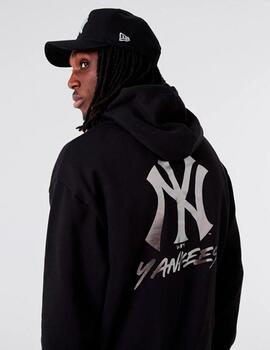 Sud. Capucha M LB BP METALLIC NEW YORK YANKEES  - Negro