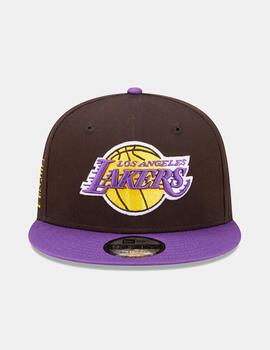 Gorra TEAM PATCH 9FIFTY LOS ANGELES LAKERS  - Negro