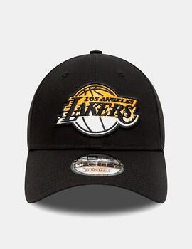 Gorra GRADIENT INFILL 9FORTY LOS ANGELES LAKERS  - Negro