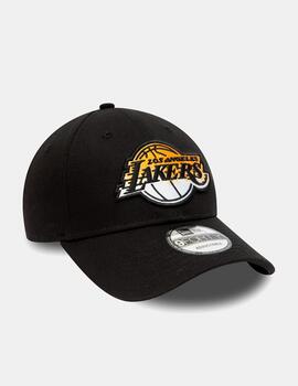 Gorra GRADIENT INFILL 9FORTY LOS ANGELES LAKERS  - Negro