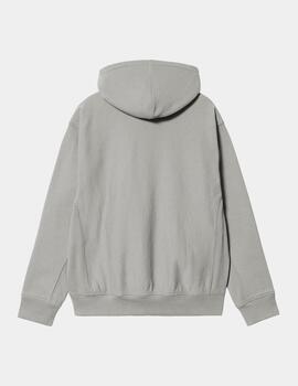 Sudadera Capucha CARHARTT AMERICAN SCRIPT - Marengo