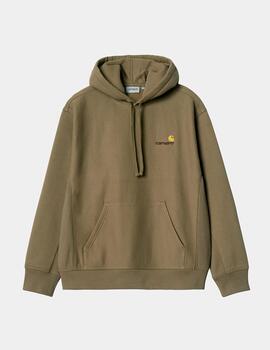 Sudadera Capucha AMERICAN SCRIPT - Larch