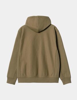 Sudadera Capucha AMERICAN SCRIPT - Larch