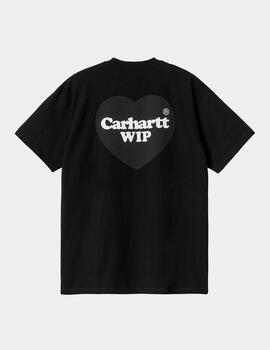 Camiseta CARHARTT DOUBLE HEART - Black