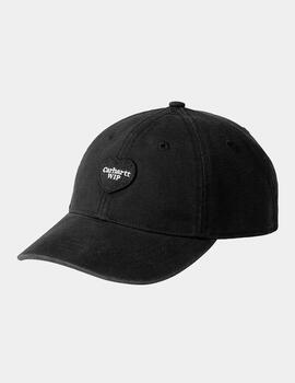 Gorra CARHARTT wip HEART PATCH - Black