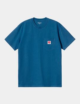 Camiseta CARHARTT  POCKET HEART - Liberty