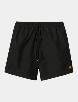 Bañador CARHARTT CHASE - Black / Gold