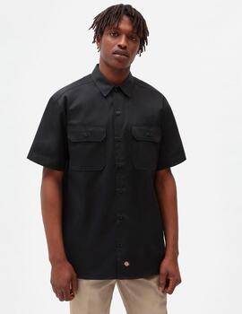 Camisa DICKIES WORK SHIRT SS - Black