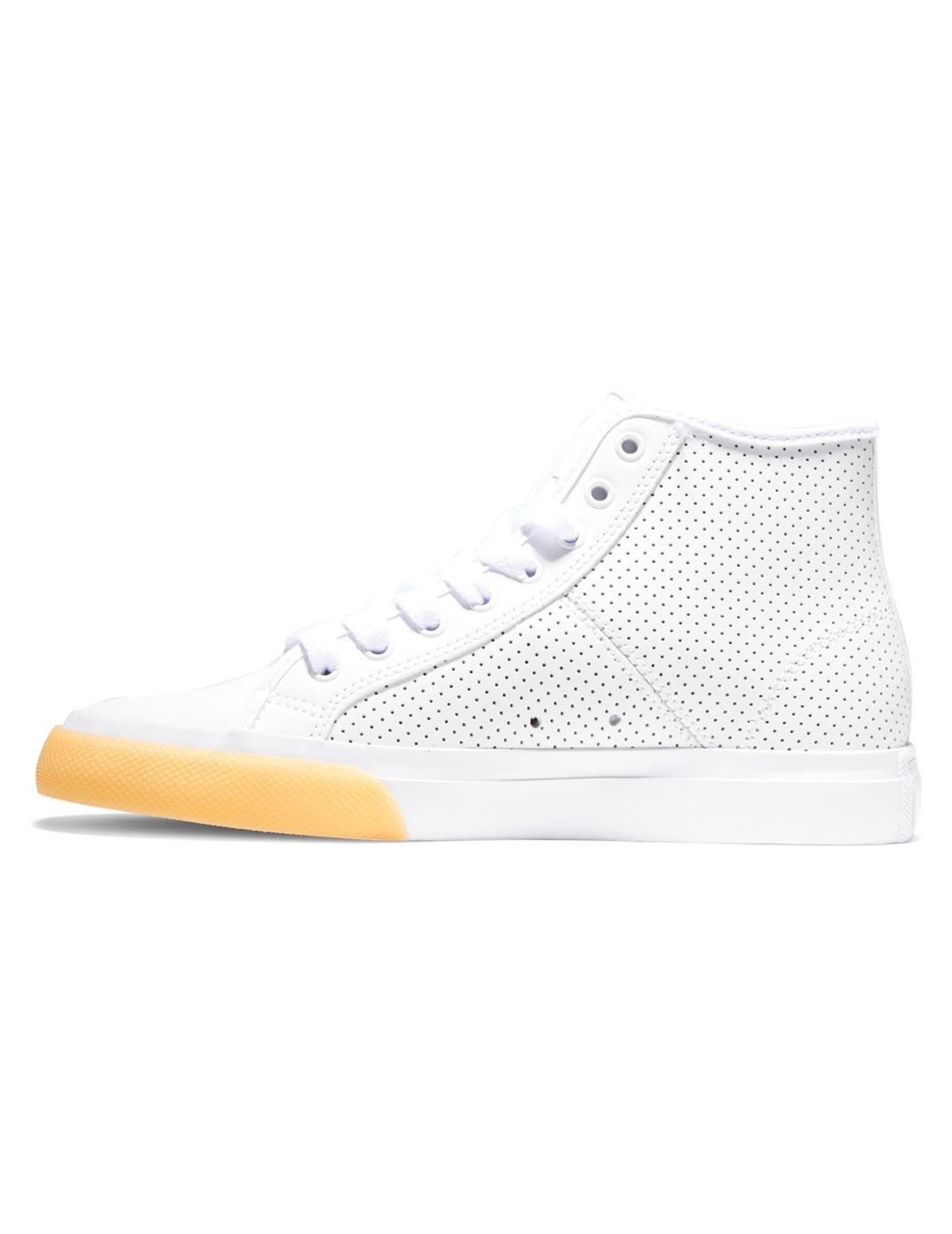 Zapatillas DC SHOES W MANUAL HI - White/Gum