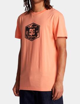 Camiseta DC SHOES CHAIN LINK TSS  - Papaya Punch