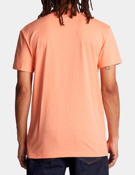 Camiseta DC SHOES CHAIN LINK TSS  - Papaya Punch