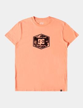 Camiseta DC SHOES CHAIN LINK TSS  - Papaya Punch