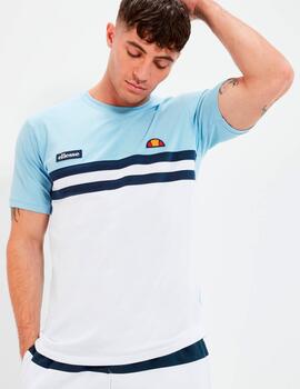 Camiseta ELLESSE VENIRE - Light Blue/White/Navy