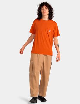 Camiseta ELEMENT BASIC POCKET PIGMENT - Picante