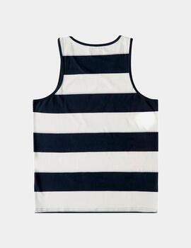 Camiseta Tirantes CRATE STRIPE - Navy