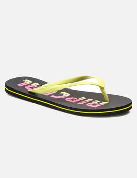 Chanclas WAVE SHAPERS LOGO - Negro