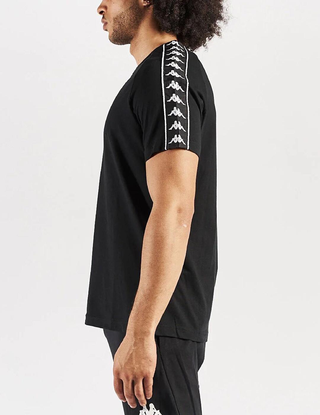Camiseta KAPPA COEN SLIM - Black/White