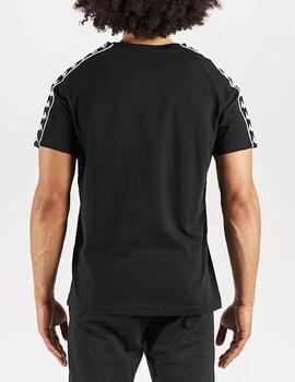 Camiseta KAPPA COEN SLIM - Black/White