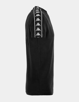 Camiseta KAPPA COEN SLIM - Black/White