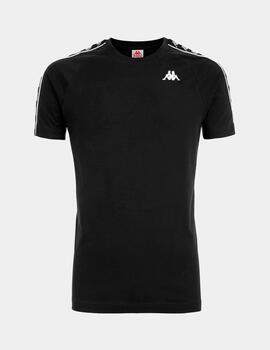Camiseta KAPPA COEN SLIM - Black/White