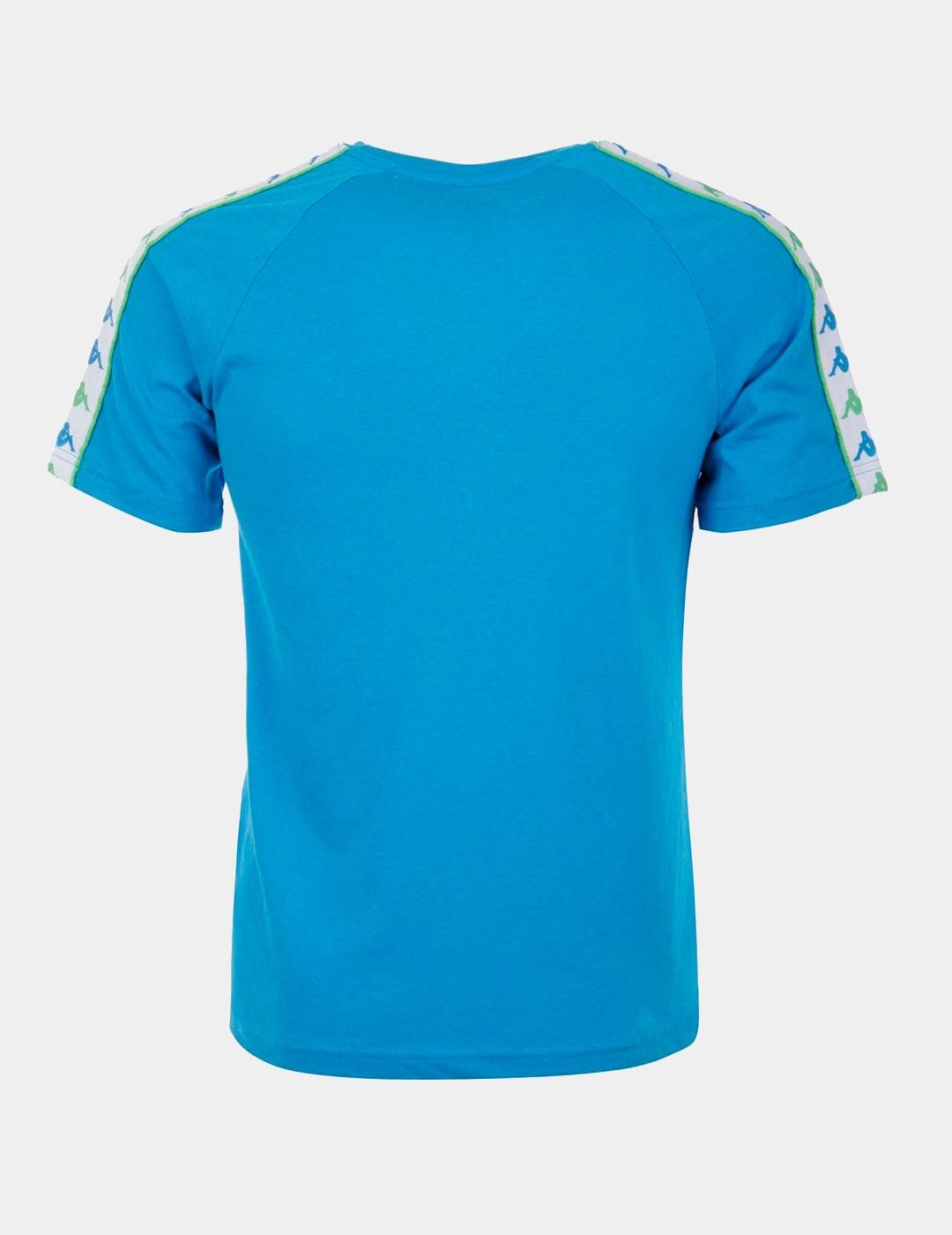 Camiseta KAPPA COENI - Blue Smurf/White/Green Dusty