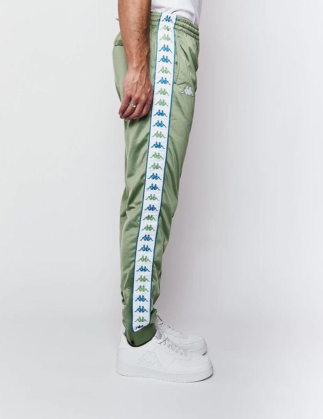Pantalón KAPPA RASTORIAI SLIM - Green Dusty/White/Blue S