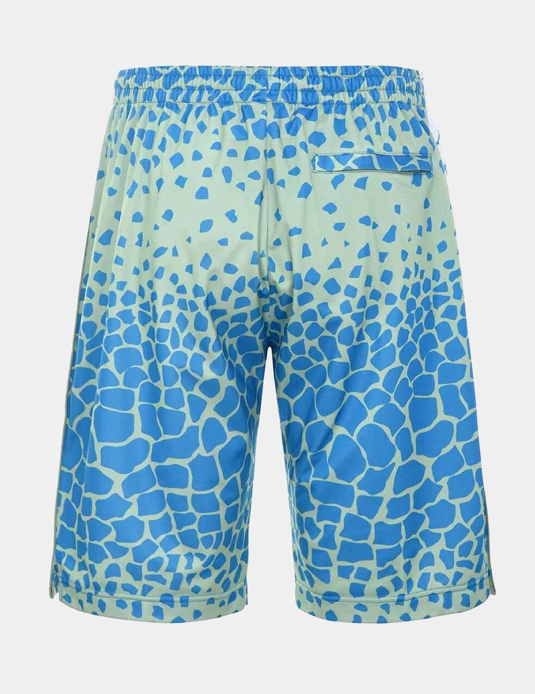 Bermuda KAPPA SAIO PRINT - Green Dusty/Blue Smurf Graphi