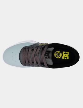 Zapatillas DC CENTRAL - Black/Grey/Yellow