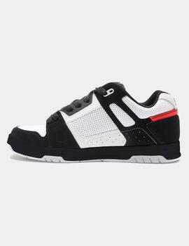 Zapatillas DC STAG - White/Black/Red