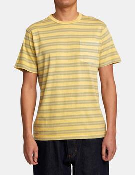 Camiseta RVCA PTC STRIPE - Bamboo