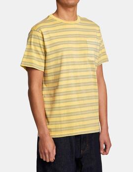 Camiseta RVCA PTC STRIPE - Bamboo
