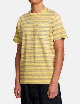 Camiseta RVCA PTC STRIPE - Bamboo
