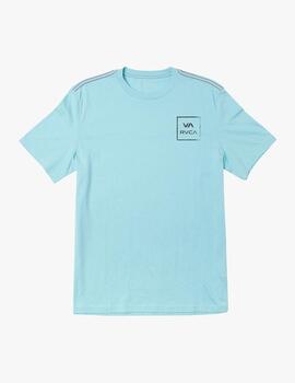 Camiseta RVCA JR VA ALL THE WAY - Aqua Haze