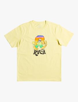 Camiseta RVCA COUSIN D - Celery