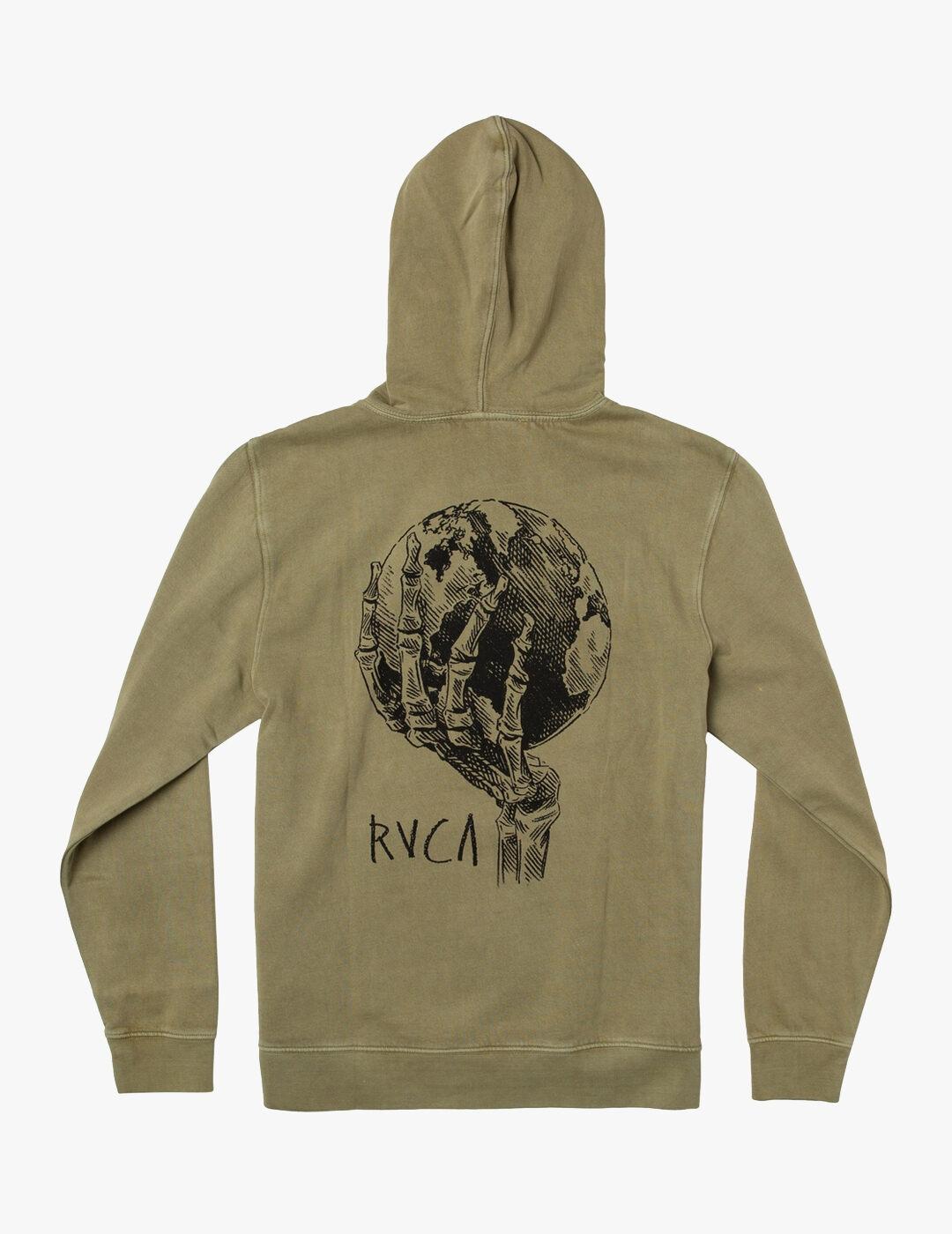 Sudadera Capucha RVCA DOOMSDAY - Mosstone