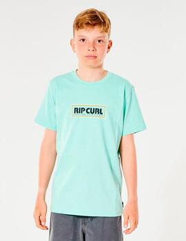 Camiseta JR BIG MUMMA ICON - Washed Aqua