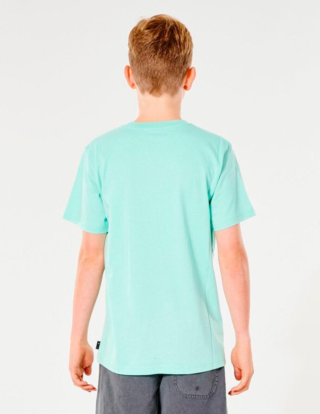 Camiseta JR BIG MUMMA ICON - Washed Aqua