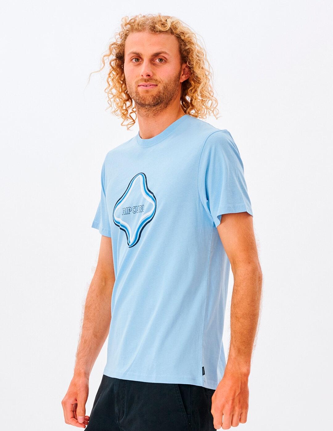 Camiseta SURF REVIVAL VIBRATIONS - Bells Blue