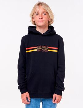 Sudadera Capucha JR SURF REVIVAL - Black